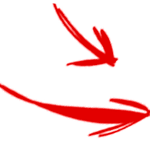 Seta apontando para o botao