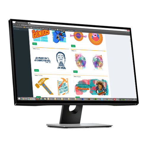 Pacote de estampas exclusivas